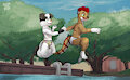 Jump to the lake by BoopThePup