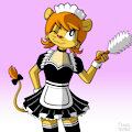 Poki Maid; Krezz's Last Finshed Art. by ElfenSciuridae