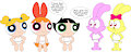 Riya, Vanilla and the Powerpuff Girls in their whities