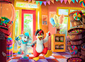 Candy Shop by pandapaco