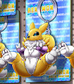Renamon Keychain