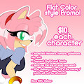 Flat Color Promo - July (Till 07/15/22) by amyrose116