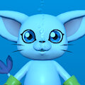 [3D] Gatomon underwater animation by kuby64