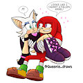 Boom Knuckles and Rouge by queenbean003