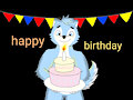 husky birthday by luchianoraccoon