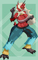 Hikana The Blaziken by DiamondGrenadier25