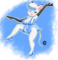 miss kitty mouse by CRANEBEAR1111