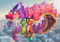 Dragon Flying by pandapaco