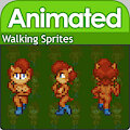 Sally Walking Sprites by humbird0