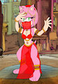 Amy Rose - Pink with Passion (Two Versions) by MasterMochiKun