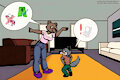 The Worst Babysitter (implied wetting) by ashtarat
