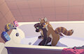 fun in the piss tub by RiskItForTheBiscuit