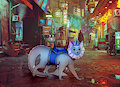 A vappy stray for Halloween [By sariht-chocolate] by VarraTheVap
