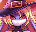 Witch Ingrid Halloween Poster by sallyhot
