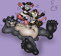 Bouncy Teddy Tummy by TheRedSkunk