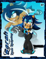 Sarah the Pinto Hedgehog by NeoDeon0308