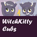 Witchkitty Cubs by freebunny