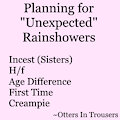 Planning for "Unexpected" Rainshowers by OttersInTrousers