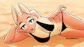 Diane Foxington Bikini by DeskManiac