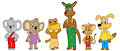 Blinky Bill Main Characters by Bali0004