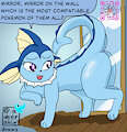 vaporeon mirror by adeerable