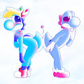 Yoshi Cuties Bumpin Booties by BreakingCloud