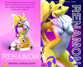 Renamon Kneeling Figure by bbmbbf