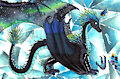 Black Ice - Nightwing/Icewing Hybrid OC by xOutoftheShadows13x