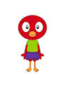 Olivia the Bird front facing