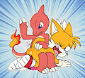 Commission - Tails spanking by LKIWS