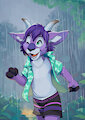 In the Rain by pandapaco