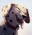 Dalmatian speedpaint by WerewolfDegenerate