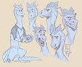“Ellsworth” - Expression Sheet by Aerosaur83