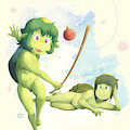 Kappa's hanging out. by Bzehburger
