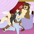 Greedy wolf <3 by liontaro