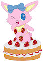 Luna - Strawberry Cake by MASTERLINKX
