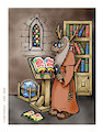 The Librarian (Color Version) by LordFoxhole