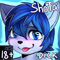 Dick showing in mirror (commission) by Shibanni