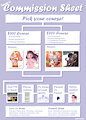 Commission Sheet 2023 by Sanae