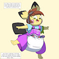 Pichu Overall Malfunction by RitaTheWoodpecker