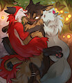 Vixy, Stomak and Malin <3 by hyilpii