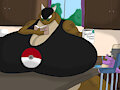 kangaskhan Morning Breakfast by KingBigWolf