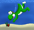 Yoshi Skinny Dipping by ItsBathTime