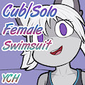 [YCH] "Relaxing on the Pool" for TheDingy by Archxuna9