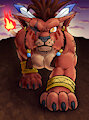 Red XIII Prowls by Jarfox