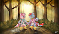 Stroll in the woods by SmolSkeenie