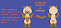 Harley (me) reference sheet by harleyfunnycat