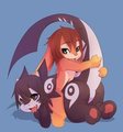 bunny and dragy fun time (NO bits) by zapa