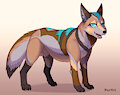Commission done for Ash the Coyote