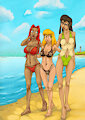 A walk down the beach~